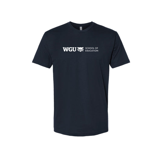 Mens WGU School of Education Combed Ringspun Cotton T-Shirt