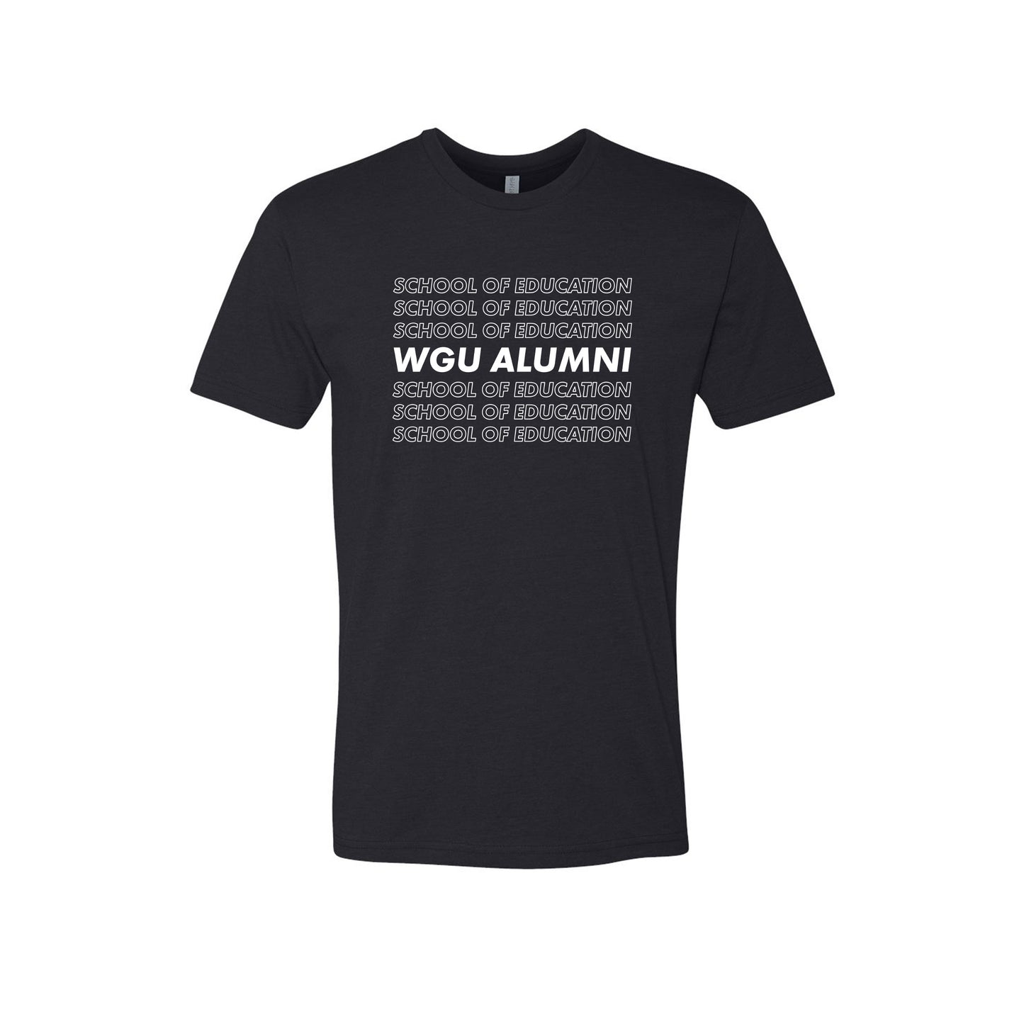 Mens Alumni School of Education Repeat Poly Cotton T-Shirt