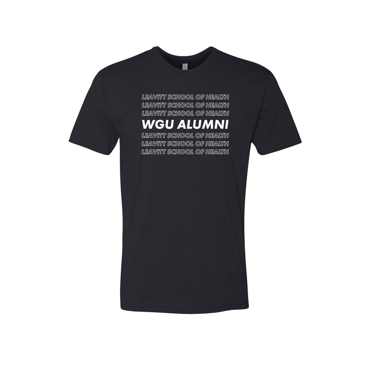 Mens Alumni School of Health Repeat Cotton Poly T-Shirt