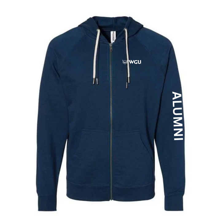 WGU Unisex Alumni Sleeve Zip Hoodie