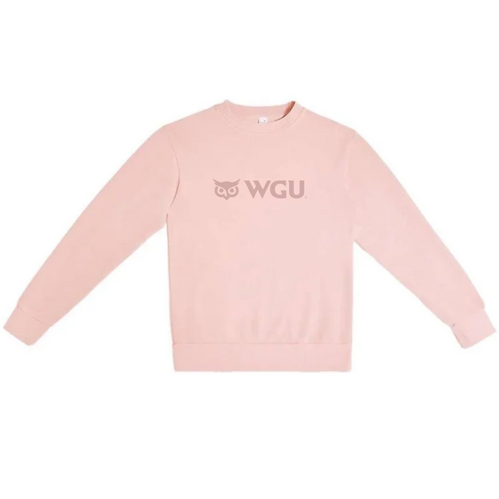 Adult Pigment Salmon Crewneck