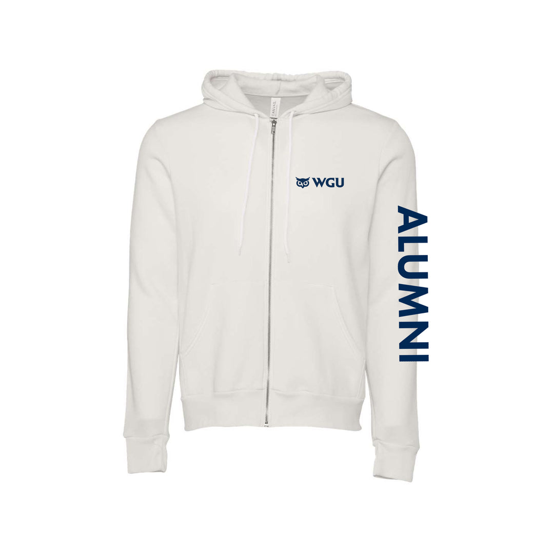 Adult Zip Hoodie Alumni Sleeve - Commencement