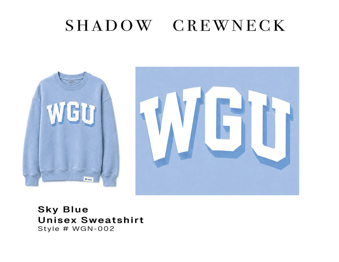 WGU Unisex Shadow Crewneck Sweatshirt
