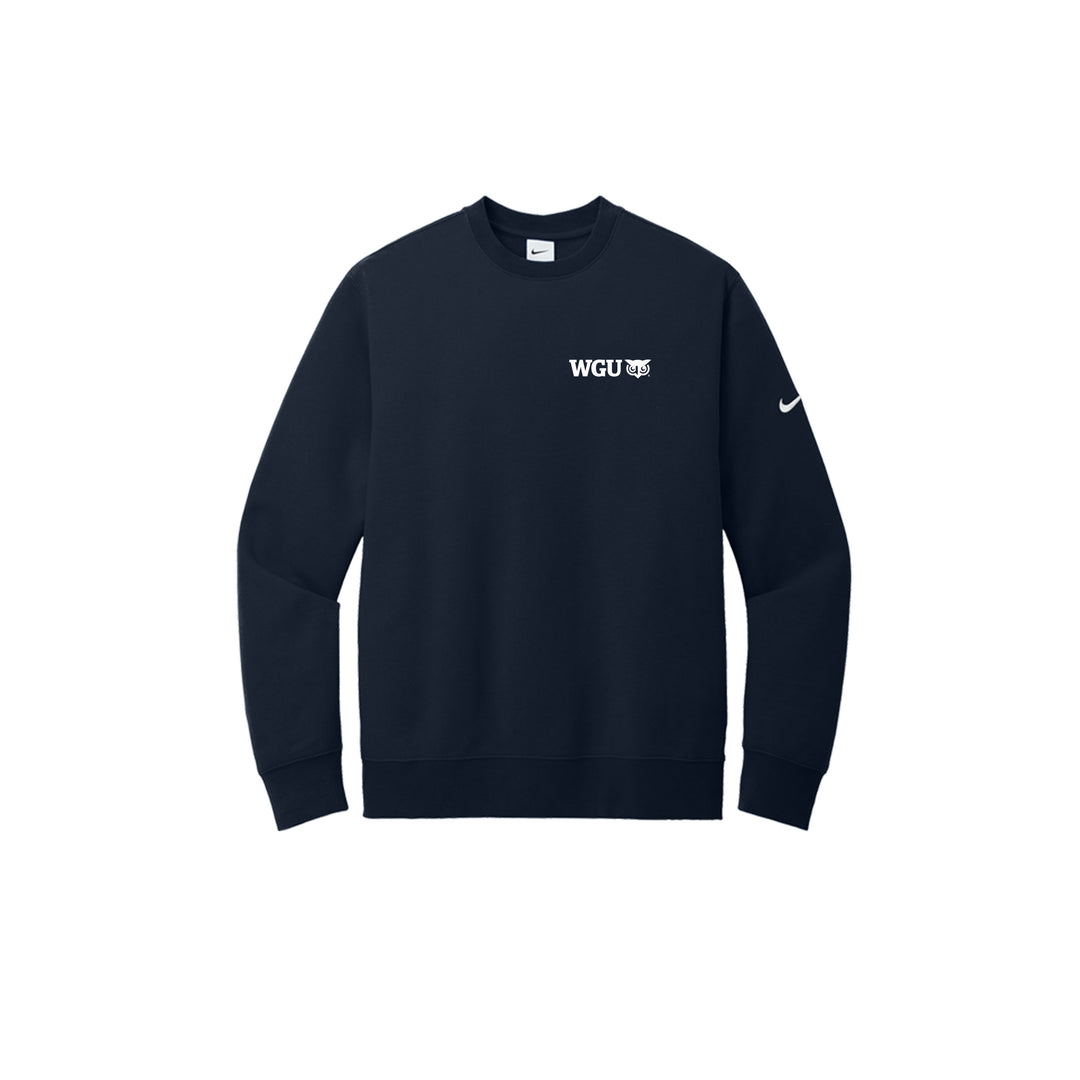 Navy Nike Club Fleece Sweatshirt