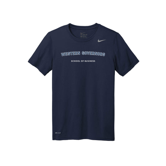 Adult Western Governor Outline School of Business Nike Legend Tee