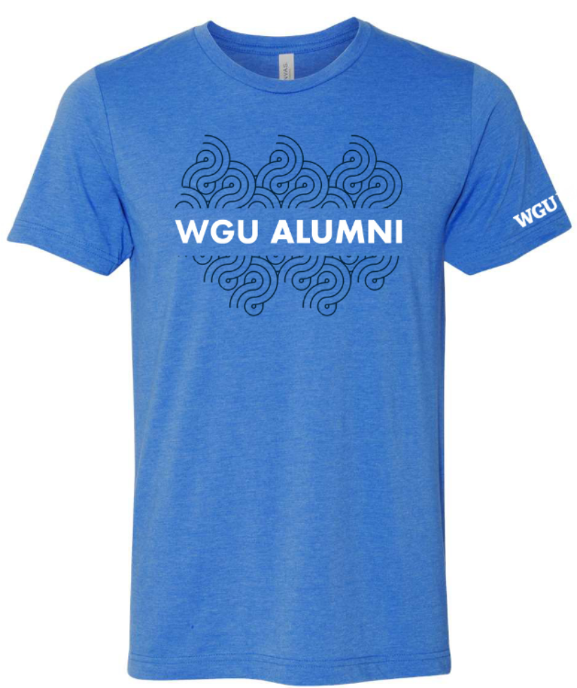 Adult Alumni Swirl Ringspun Cotton and Poly tee