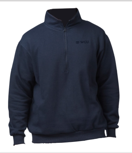 Adult Embroidered Half-Zip
