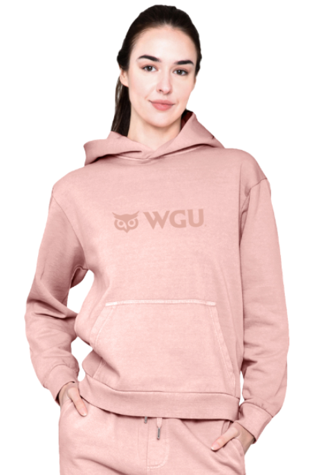 Adult Pigment Salmon Hoodie