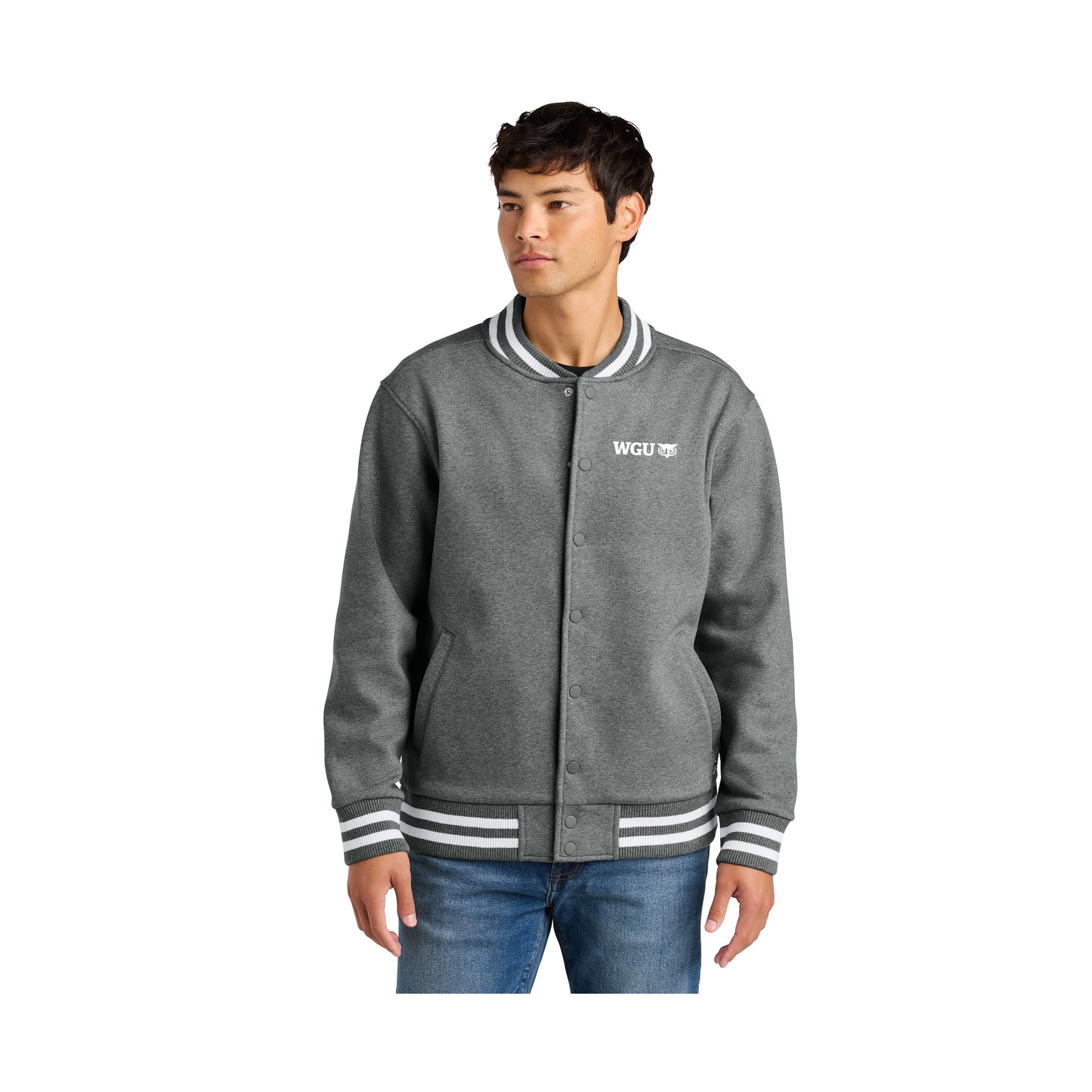 Embroidered Unisex Varsity Jacket