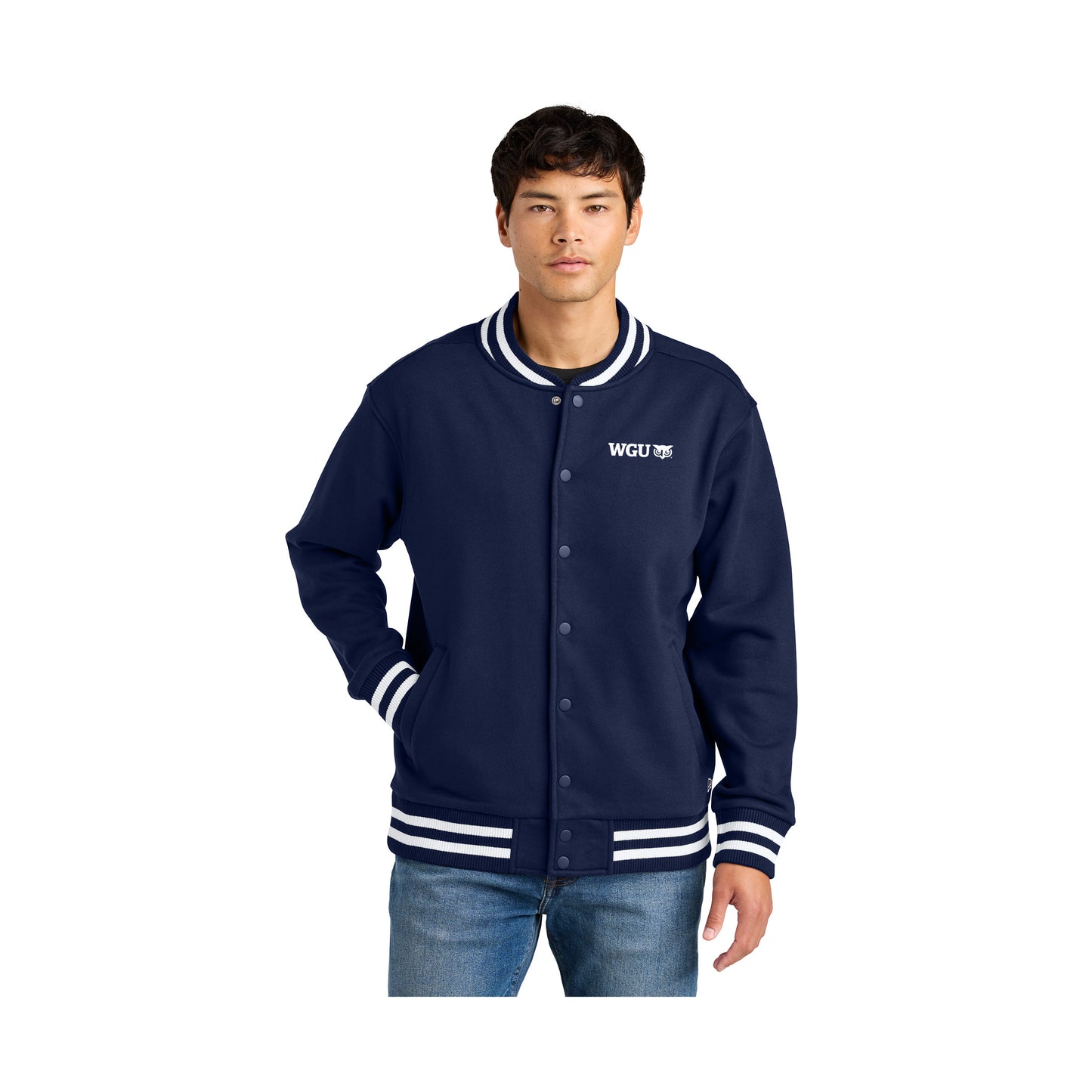 Embroidered Unisex Varsity Jacket