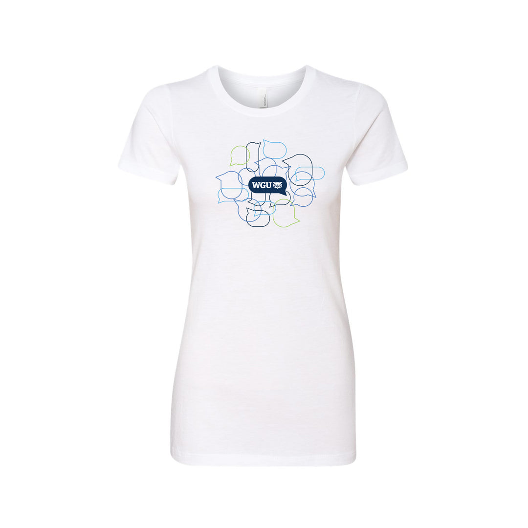 Womens WGU Comms Poly Cotton Fitted Tshirt