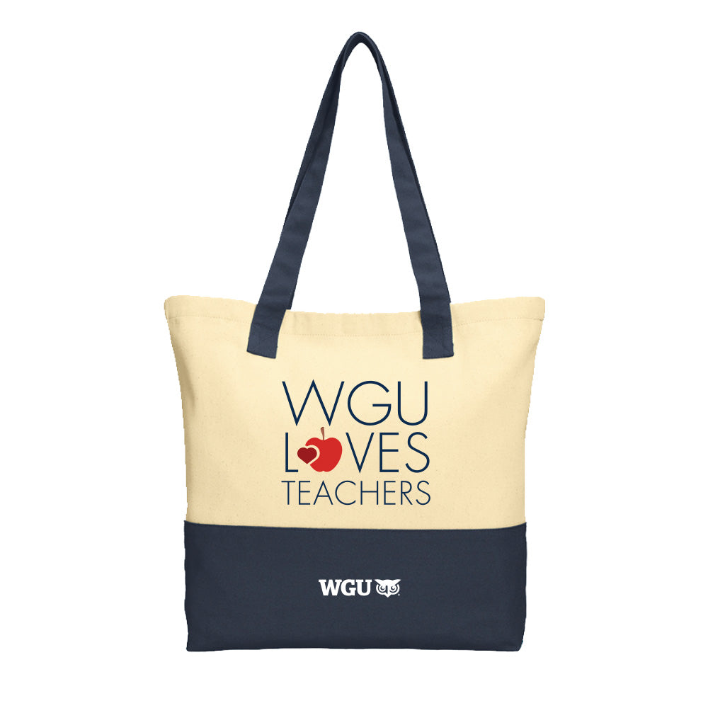 WGU Loves Teachers Tote Bag