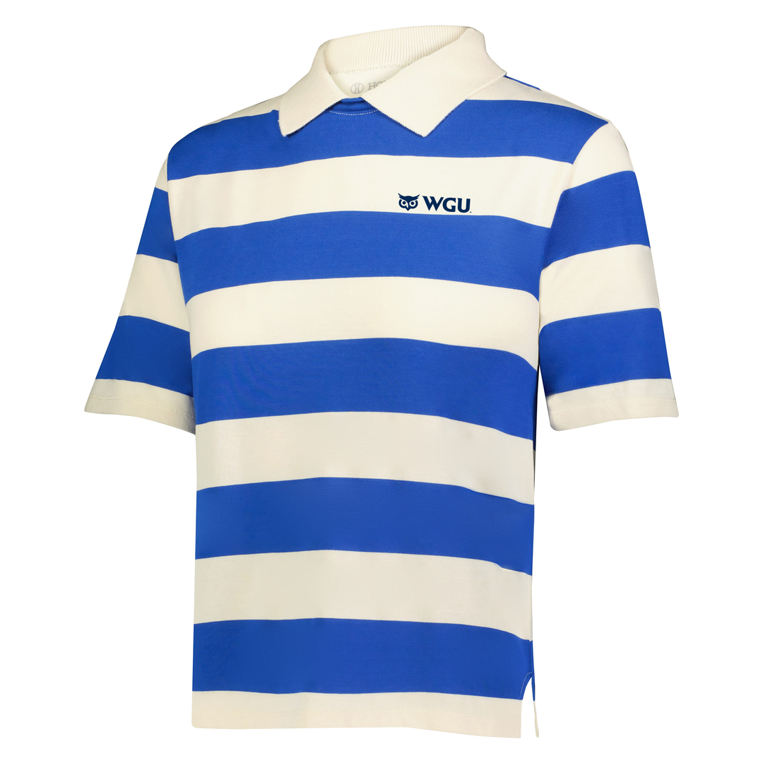 WGU Women's Prep Street Rugby Crop Polo