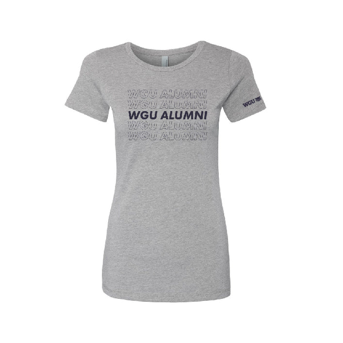 Womens WGU Alumni Repeat Poly Cotton T-Shirt