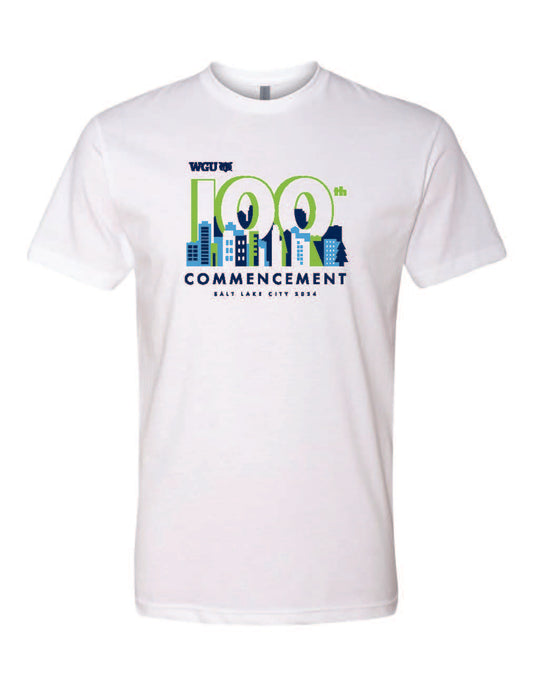 Mens 100th Commencement Poly Cotton Tshirt