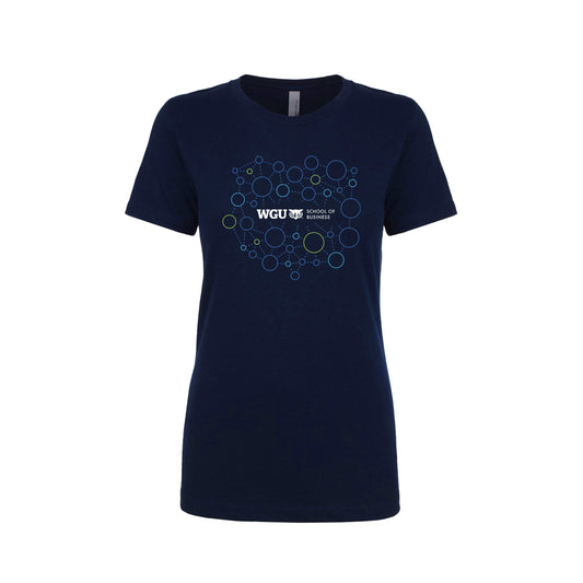 Womens School of Business Connect Ringspun Cotton Tshirt