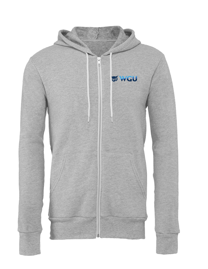 Adult Full Zip Embroidered Hoodie