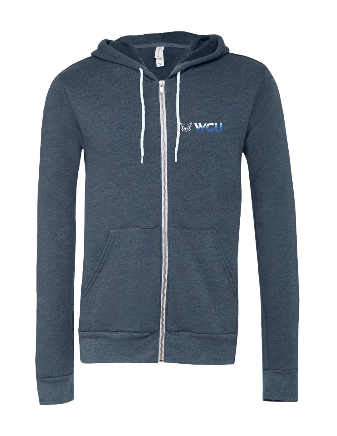 Adult Full Zip Embroidered Hoodie