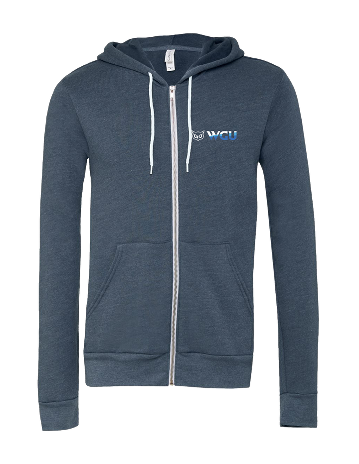 Adult Full Zip Embroidered Hoodie