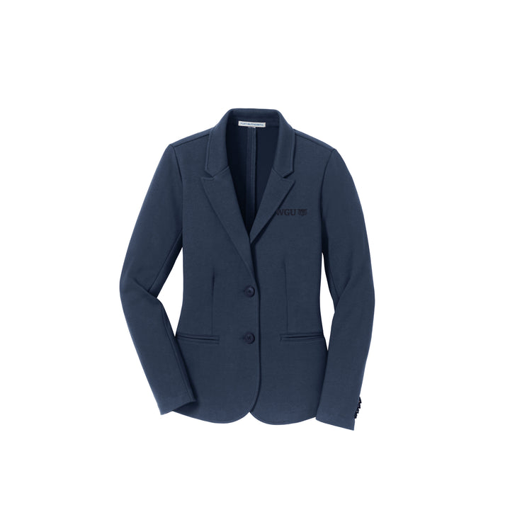 Women's Embroidered WGU Knit Blazer