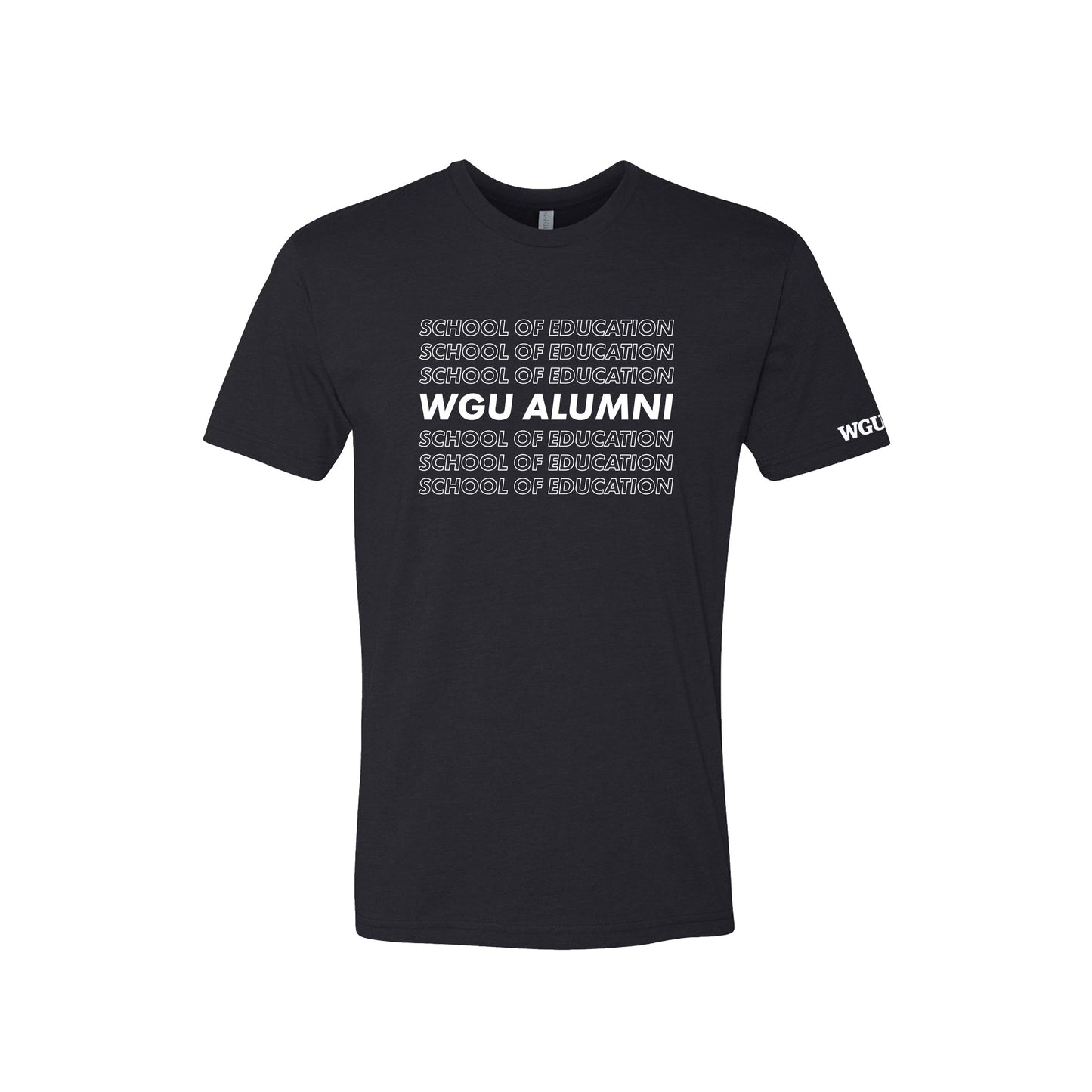 Mens Alumni School of Education Repeat Poly Cotton T-Shirt