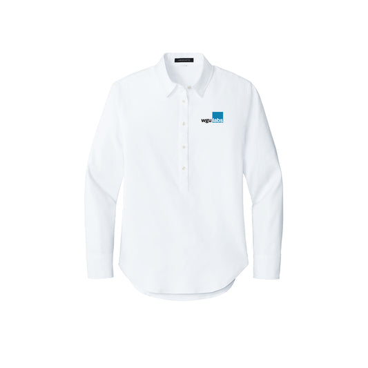 Women's Embroidered WGU Labs Long Sleeve Modern Oxford Shirt