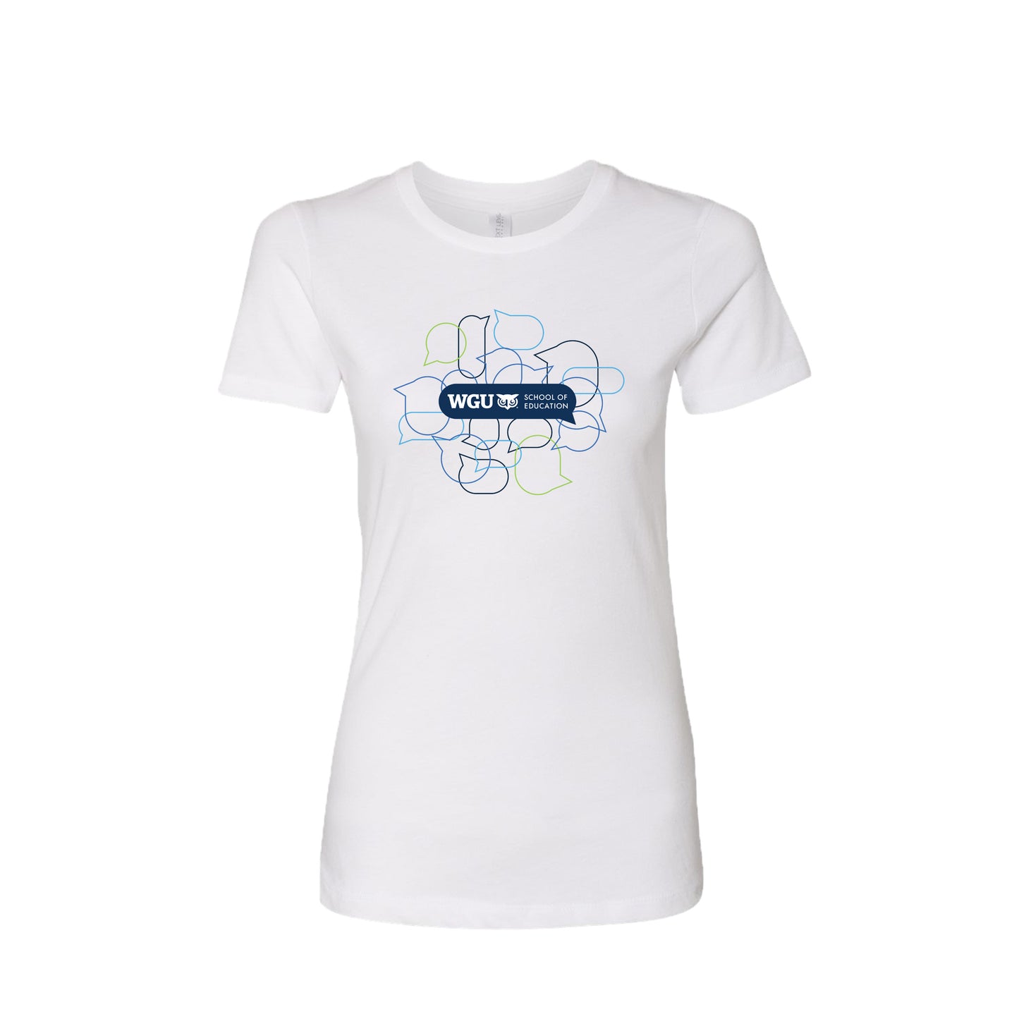 Womens School of Education Comms Ringspun Cotton Fitted Tshirt